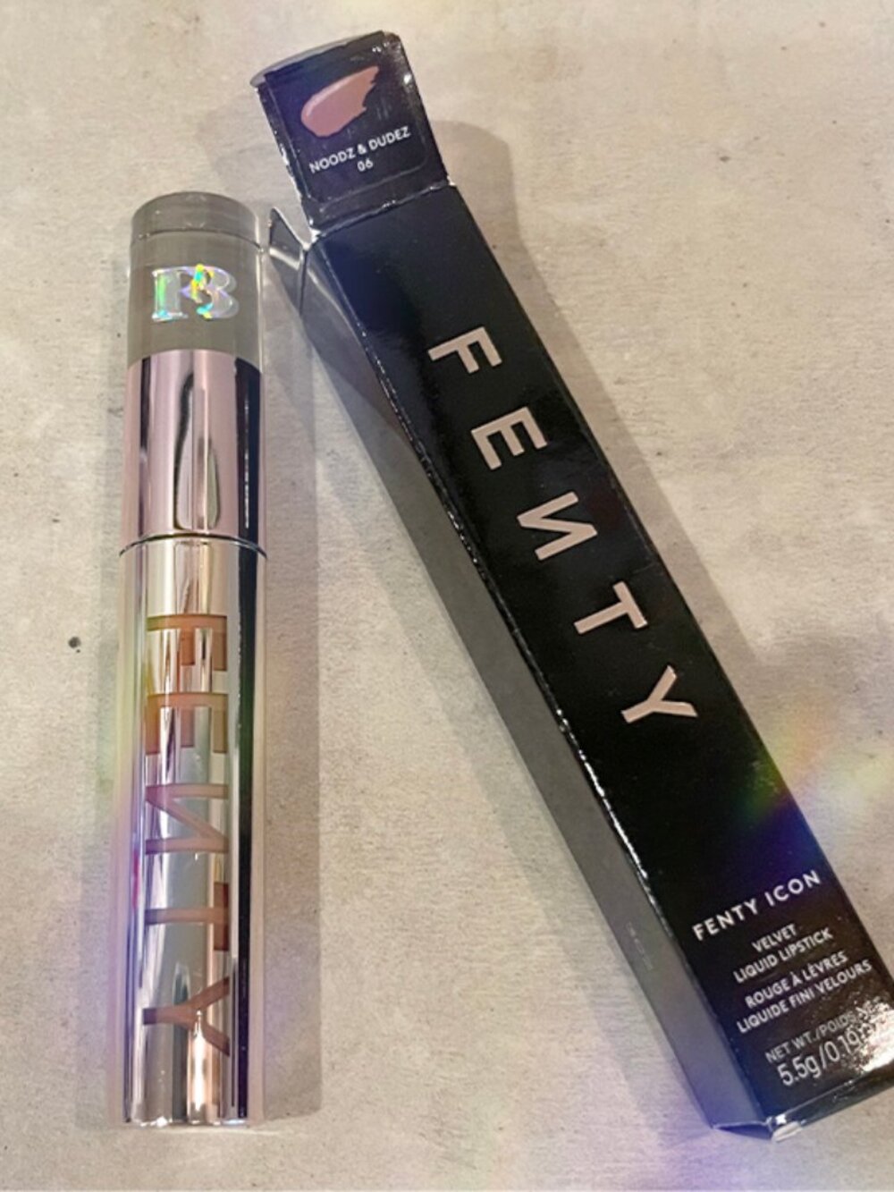 *BNIB* Fenty Beauty By Rihanna Icon Velvet Liquid Lipstick- Noodz & Dudez 06